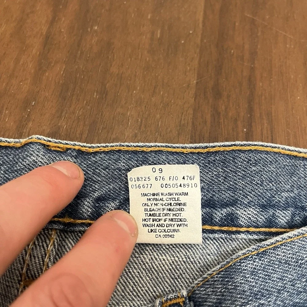 Vintage Levis 505 Mens 36x30 Jeans Straight Leg Regular Fit Denim Made In Canada